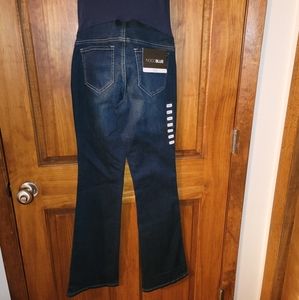 *SOLD*NWT Maternity IndigoBlue Dark Denim Jeans, Bootcut Legs, Size XS, Jeggings